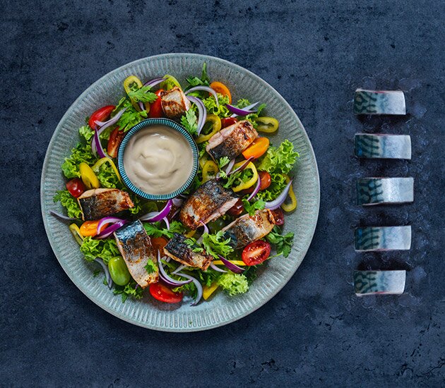 สลัดนอร์วีเจียนซาบะเทริยากิ