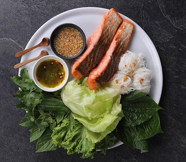 เมี่ยงปลาฟยอร์ดเทราต์นอร์เวย์